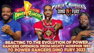 quotPower Rangers Openings Reaction Mighty Morphin 1993 to Dino Fury 2023quot [upl. by Suolhcin]