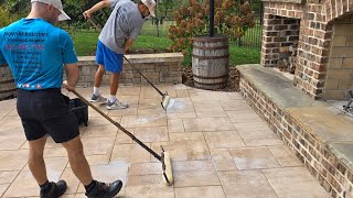 Mastering Stone Paver Sanding and Sealing in Brentwood [upl. by Dannie]