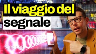 Cosa cè dietro le nostre chiamate e internet Fermiamo il tempo e seguiamo il percorso del segnale [upl. by Humfrey422]