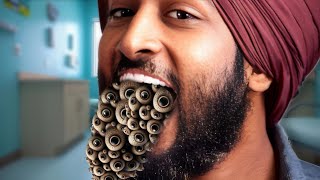 The Most Relaxing Hairline Treatment ASMR scalp massage scratching brushing mouth tung [upl. by Garey653]