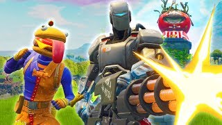 DURR BURGER BUILDS A TERMINATOR  Fortnite Short Film [upl. by Ranee]