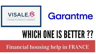 Visale or Garantme which one is better  Housing aide in France [upl. by Sanders]