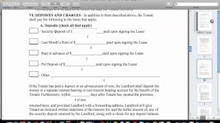 How To Fill Out A Standard Lease Agreement [upl. by Dachia]