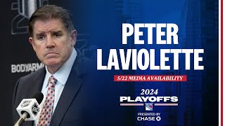 NYR vs FLA Peter Laviolette Postgame Media Availability  May 22 2024 [upl. by Orva]