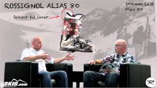 2012 Rossignol Alias 80 Ski Boot Review [upl. by Litsyrk]