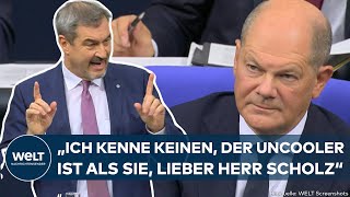 MARKUS SÖDER Keiner in Deutschland ist uncooler als Scholz – Habeck mitverantwortlich für Desaster [upl. by Eirased]