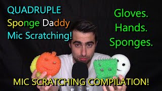 ASMR Mic Scratching Compilation Gloves Hands Sponges Tingles [upl. by Rashida]