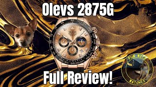 Olevs 2875G Quartz Chronograph Review [upl. by Brigitta]