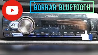 Como borrar memoria Bluetooth Autoestéreo Pioneer Tips Pioneer [upl. by Icnarf]