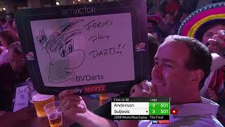 PDC World Matchplay 2018  Gary Anderson vs Mensur Suljovic [upl. by Filia75]