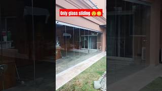 Only glass sliding door 🚪home aluminiumprofile interiordesign slidingdoor home Sahardware98 [upl. by Etennaej]