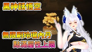 【黑神話 悟空】無限刷玲瓏內丹 點滿屬性上限  Black Myth WuKong 【奈我 NaiWo】 [upl. by Morrissey400]