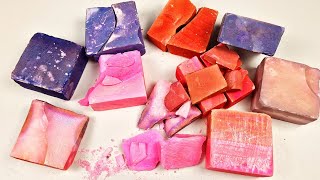 Dyed crunchy blocks and chunks Chalk ASMR [upl. by Agatha]