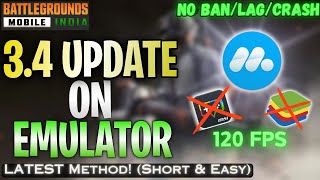 How To Play BGMI 34 Update On Emulator Without Ban🔥💯  Gameplay PROOF✅ [upl. by Annala199]