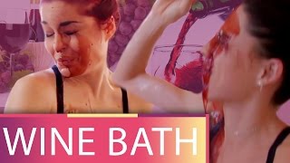 Taking a Bath in WINE Beauty Trippin [upl. by Hallette85]