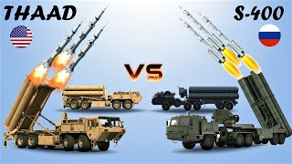 THAAD USA vs S400 Russia  Comparison between two Air Defense System [upl. by Velleman]