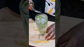 Super Refreshing Litchi Drink 🍸 😋 easyrecipes food recipe tasty litchi juice drink shorts [upl. by Bedwell]