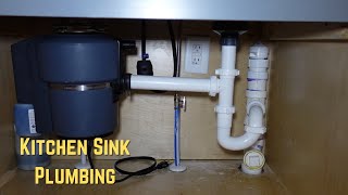 DIY Kitchen Sink Plumbing With GARBAGE DISPOSAL Start to Finish – Step by Step [upl. by Landahl]