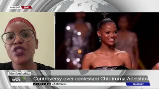 Miss SA Controversy  SAHRC warns against xenophobic comments about Chidimma Adetshina [upl. by Najar]