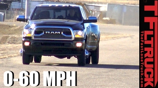 2017 Ram 3500 Dually 060 MPH How Fast is the Cummins [upl. by Halyk811]