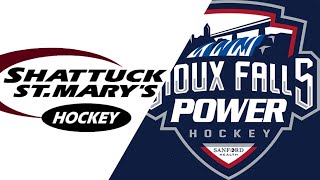 1 Shattuck St Mary’s vs 38 Sioux Falls Power  15O AAA  October 26 2024 [upl. by Larina]