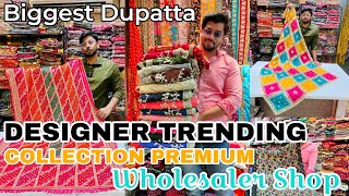 मात्र ₹85 Tr Silk Dupattas  Premium Lajpat Nagar  Wholesale amp Retail Biggest  Manufacturer [upl. by Misha]