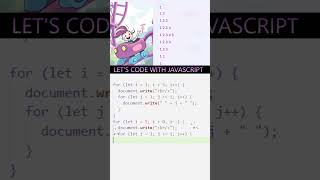 Number pattern program in javascript  javascript tutorial for beginners shortsjavascriptpattern [upl. by Hannahoj]