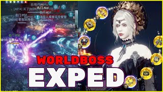 TOP1 DARKIST CAN BURST 565K DRAGON  FAMOUS FAMILY VS HOF ALLIANCE AT EXPEDITION WORLD BOSS  MIR4 [upl. by Ora781]