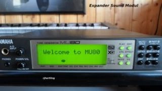 Yamaha MU80 Demo  Ton Generator Expander Sound Modul  MOTIF amp MONTAGE Sound Ancestor [upl. by Stegman221]