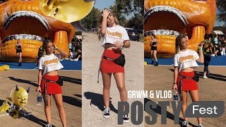 POSTY FEST DALLAS 2018 post malone travis scott lil skies the slump god  more [upl. by Trude]