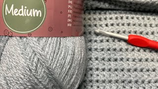 Écharpe XL homme au crochet pour droitiers [upl. by River251]