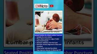 Lumbar Puncture for Infants nursing doctor medical [upl. by Kcirnek668]