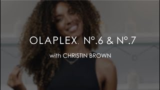 How to Apply OLAPLEX N°6 and N°7 to Curls [upl. by Washington]