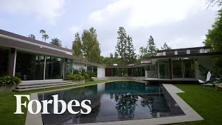 Touring A 25 Million Midcentury Mansion In Beverly Hills  Forbes [upl. by Zischke630]