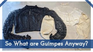 So What are Guimpes Anyway  Examining Antique Edwardian Guimpes [upl. by Gleason]