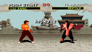 Mortal Kombat 1 SNES Inferno Flame MK1 V5 Blaze MK1 [upl. by Enihpets862]