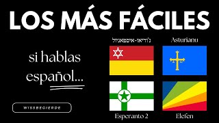 Los 20 idiomas MÁS FÁCILES para hablantes del Español 🇪🇦🇮🇹🇦🇩🇵🇹🇫🇷🇮🇱🇵🇭 [upl. by Enaud]