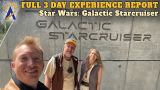 Star Wars Galactic Starcruiser – Full 3 Day Experience Shows Food Characters Room Tour amp Finale [upl. by Sixele]