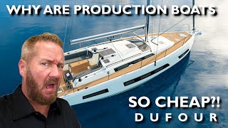 WHY ARE PRODUCTION BOATS SO CHEAP Dufour Sailboats  Ep 265 Lady K Sailing [upl. by Eeliab]