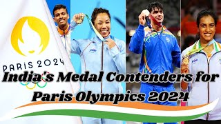 Indias Top Medal Contenders for Paris Olympics 2024 [upl. by Leunam690]