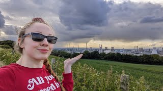 Grangemouth MICC semi annual siren test up the Ravon during a stunning storm 🏭🔊💨🌦️ [upl. by Suirtimed]