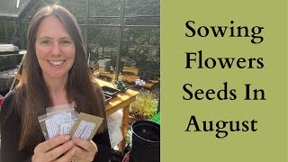 Cool Flowers  Hardy Annual Seed Sowing In August and September [upl. by Lemmor]