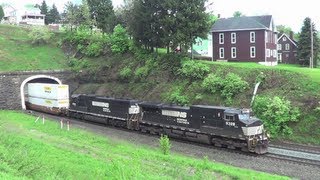 Five Trains At The Tunnels  Gallitzin PA [upl. by Haon]