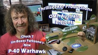 Parkzone UM P 40 Warhawk UnBoxing Review [upl. by Eleirbag]