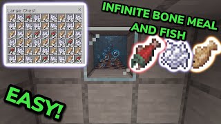 BEST 121 BONE MEAL FARM TUTORIAL in Minecraft Bedrock MCPEXboxPSSwitchPC [upl. by Ordnassela108]