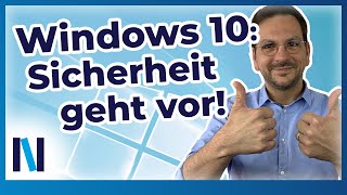 Windows 10 Diese Sicherheitseinstellungen solltest Du unbedingt vornehmen [upl. by Eidua]