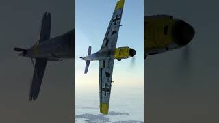 Bf 109 explodes after taking hits in fuel tank shorts airplane crash [upl. by Roderica]