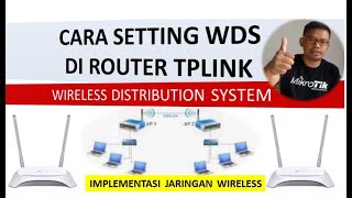 Cara Setting WDS di Router TPLINK MR3420  Wireless Distribution System [upl. by Acker]