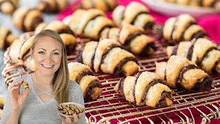 Buttery Flaky Chocolaty Rugelach [upl. by Ecirum423]