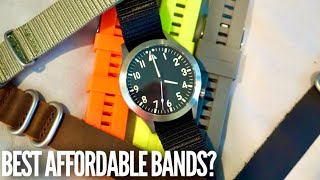 Maratac CountyComm Titanium Flieger and Zulu Bands Review [upl. by Alyl]